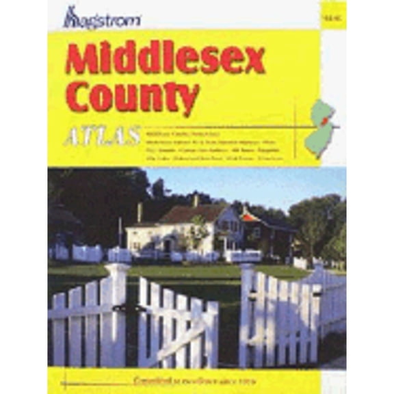 Pre-Owned Hagstrom Middlesex County Atlas (Paperback) by Hagstrom Map Company