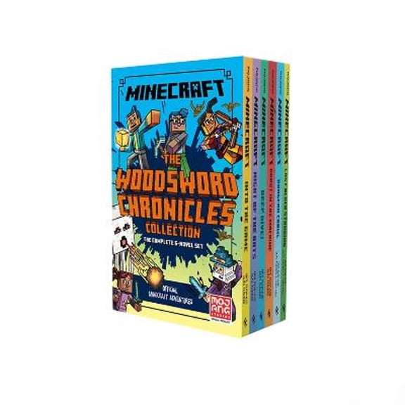 Pre-Owned Minecraft Woodsword Chronicles 6 Book Slipcase (Paperback 9780008491277) by Nick Eliopulos