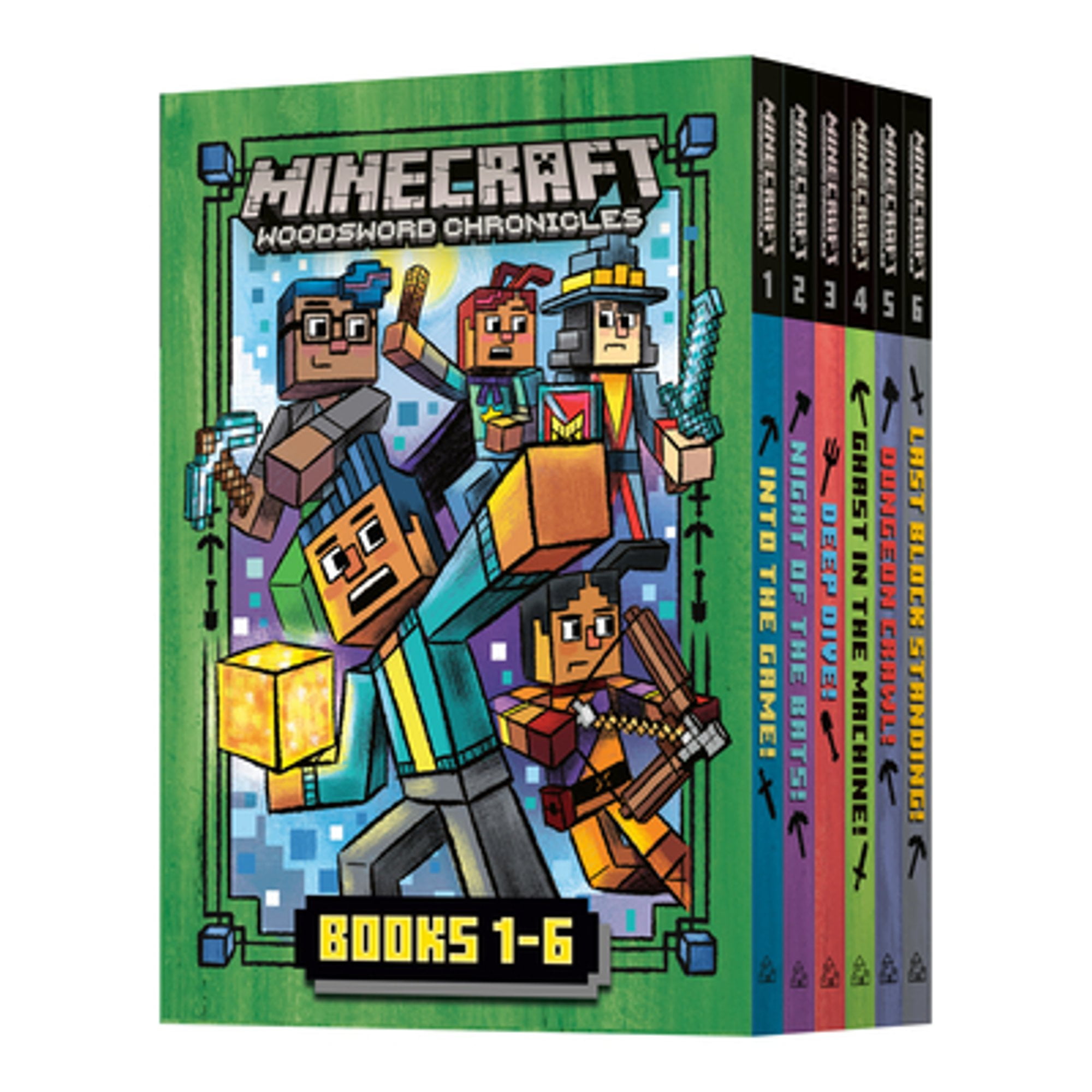 Pre-Owned Minecraft Woodsword Chronicles: The Complete Series: Books 1-6 (Minecraft Woosdword Chronicles) (Hardcover) by Nick Eliopulos