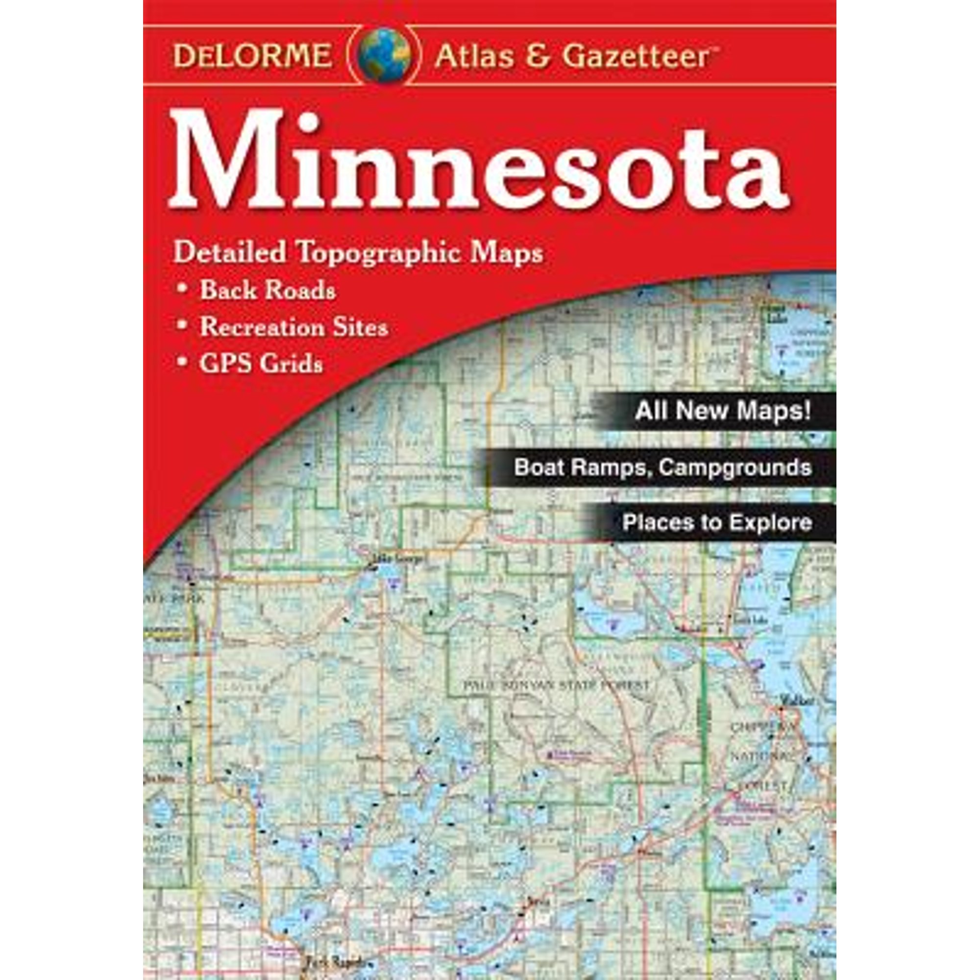 Pre-Owned Minnesota - Delorme (Paperback 9780899333335) by Delorme Mapping Company, Rand McNally, Delorme Publishing Company