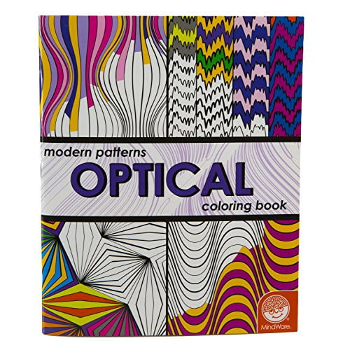 Pre-Owned Modern Patterns Optical Coloring Book (MindWare) (Paperback) 1933054255 9781933054254