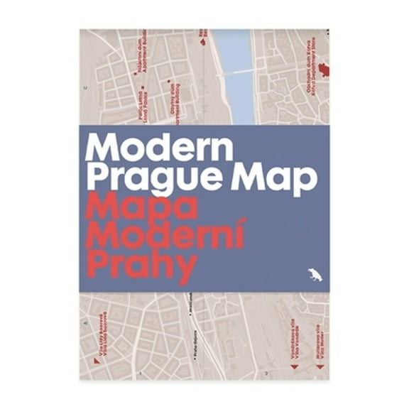 Pre-Owned Modern Prague Map (Paperback) by Adam Stech