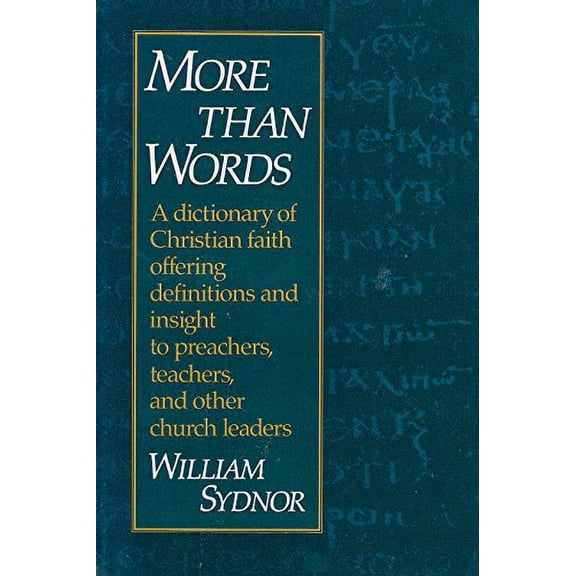 Pre-Owned More Than Words Paperback
