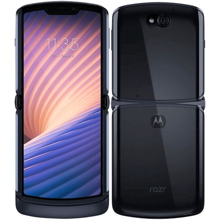 Motorola - Moto Razr 5G - 256GB - GSM/CDMA Unlocked - Polished Graphite - - 90Day Warranty