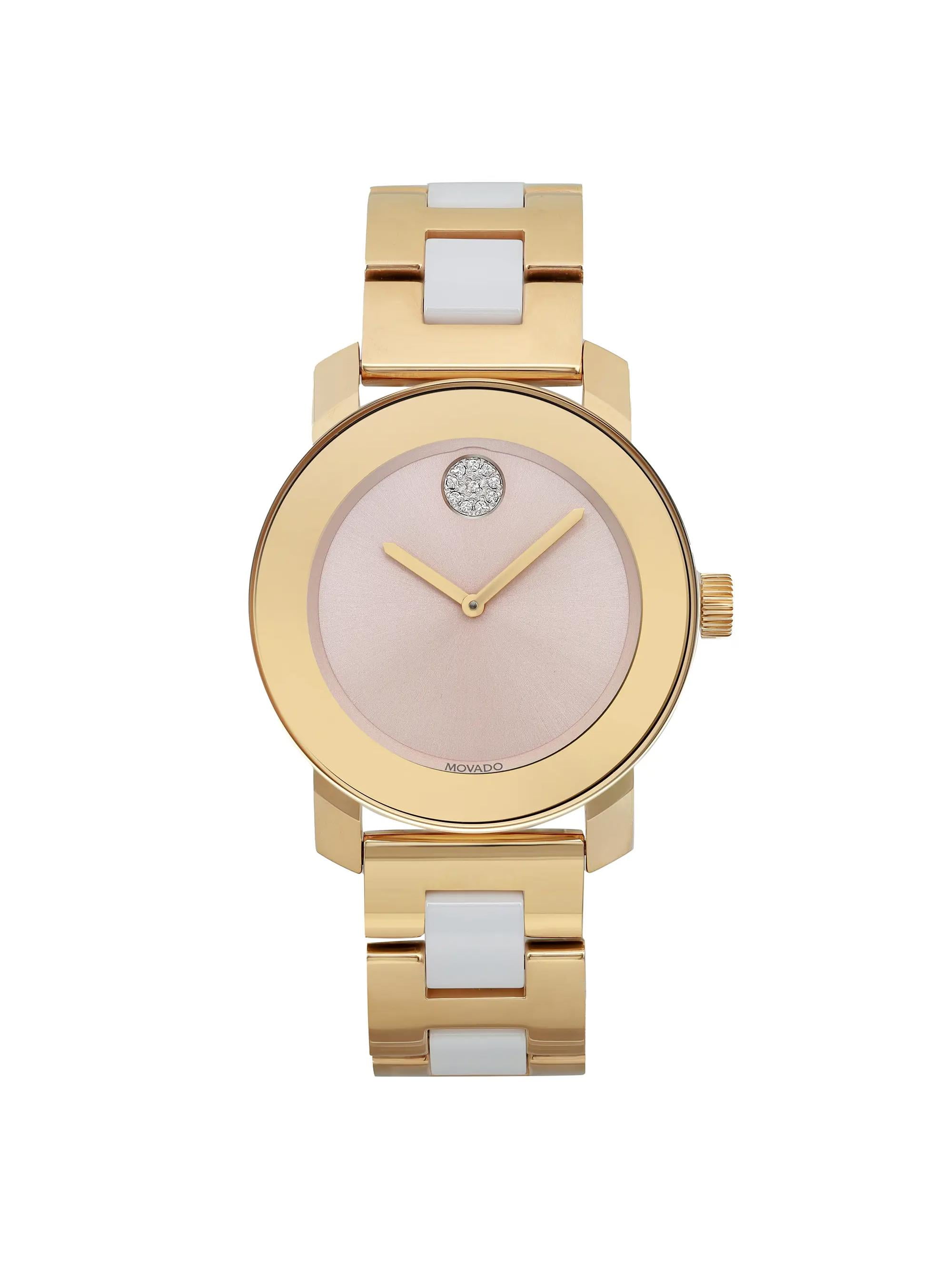 Pre-Owned Movado Bold 36mm Gold Tone Steel Quartz Ladies  display picture 3