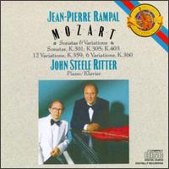 Pre-Owned Mozart: Sonatas (CD 0074644214222) by Jean-Pierre Rampal (flute), John Steele Ritter (piano)