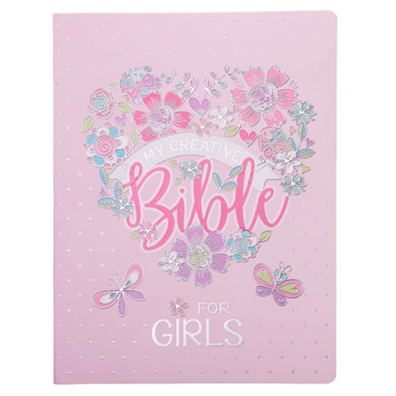 Pre-Owned ESV My Creative Bible for Girls Softcover, Pink Floral, (Paperback)