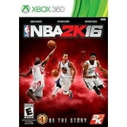 Restored NBA 2K16 Video Game by Electronic Arts for Xbox 360, Physical Format, Sports Game, 4 Offline Players