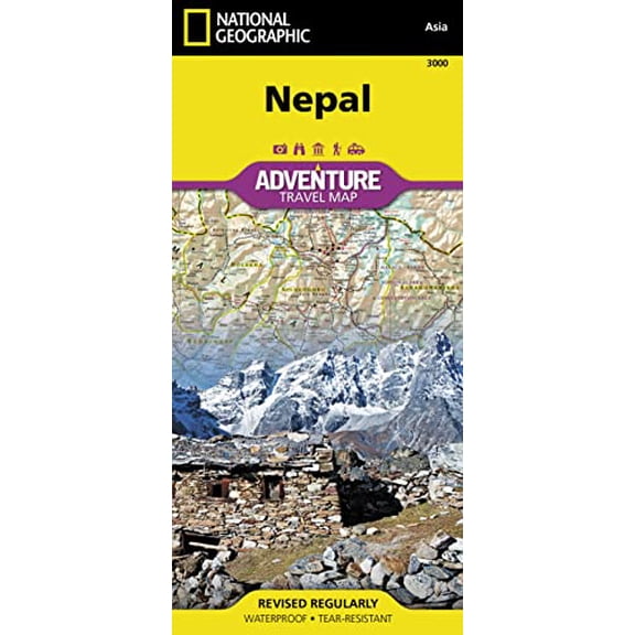 Pre-Owned Nepal (Paperback) by National Geographic Maps