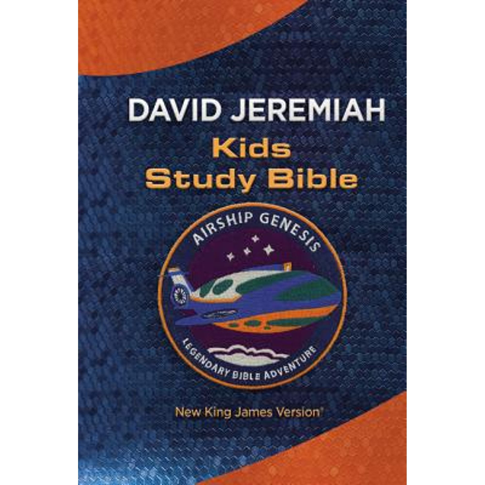 Pre-Owned NKJV, Airship Genesis Kids Study Bible, TechTile Leather Edition: Holy Bible, New King (Hardcover 9780718089412) by Dr. David Jeremiah