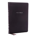 thumbnail image 1 of Pre-Owned NKJV, Thinline Bible, Large Print, Imitation Leather, Black, Red Letter Edition (Paperback) 071808182X 9780718081829, 1 of 1
