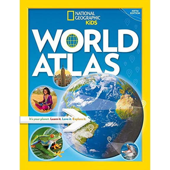 Pre-Owned National Geographic Kids World Atlas, 5th Edition (Paperback) 1426331991 9781426331992