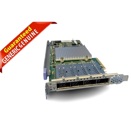 Pre-Owned NetApp 111-02026+B0 4-Port 12Gb QSFP PCIe x8 Network Adapter