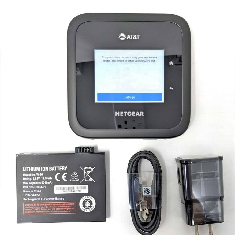 NETGEAR Nighthawk M6 Pro Routeur 5G WiFi 6E (MR6450), Modem, Box portable,  Jusqu'à 32 appareils, Cle, Hotspot Compatible tous opérateurs et toutes