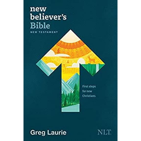 Pre-Owned New Believer's Bible New Testament NLT: First Steps for New Christians, by Greg Laurie, (Paperback), Religion, English