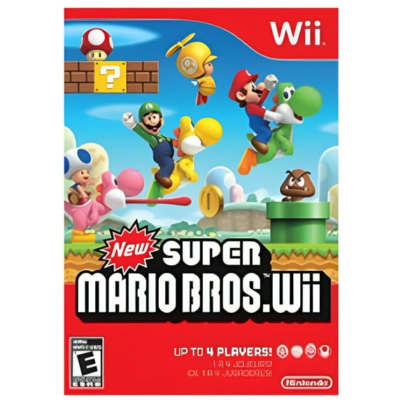 Pre-Owned New Super Mario Bros, Nintendo Wii, PhysicalEdition