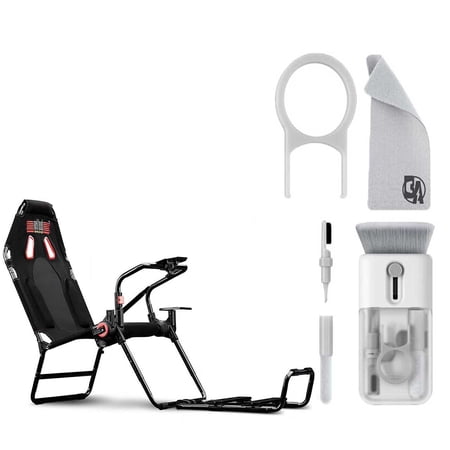 Pre-Owned Next Level Racing - GT Lite Foldable Simulator Cockpit - Black With Cleaning Electric kit Bolt Axtion (Refurbished: Like New)