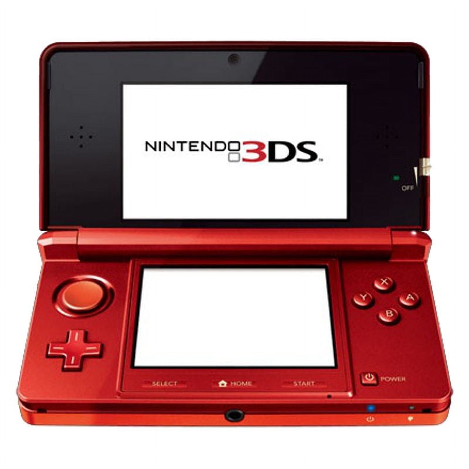 Pre Owned Nintendo 3DS Flame Red Nintendo 3DS Refurbished Good