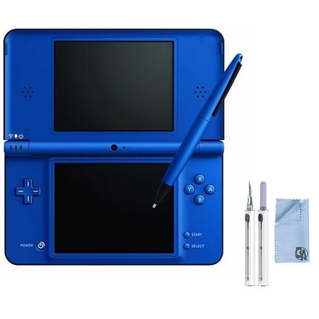 Restored Nintendo DSi XL Midnight Blue BOLT AXTION Bundle (Refurbished)