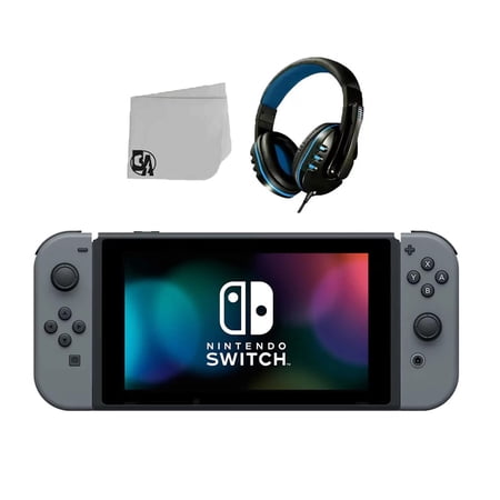 Pre-Owned Nintendo Switch - Gray & Gray Joy-Con With Headset Bolt Axtion