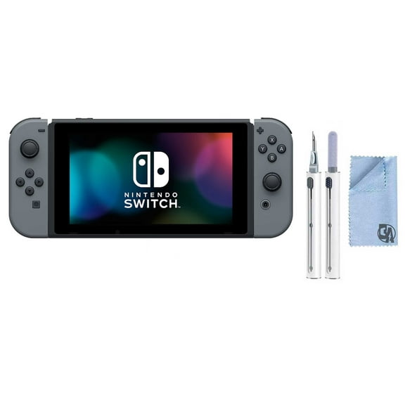 Pre-Owned Nintendo Switch - Gray & Gray Joy-Con with BOLT AXTION Cleaning Kit Bundle ( )