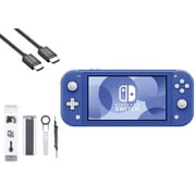 Pre-Owned Nintendo Switch Lite - Blue with BOLT AXTION Cleaning Kit + HDMI