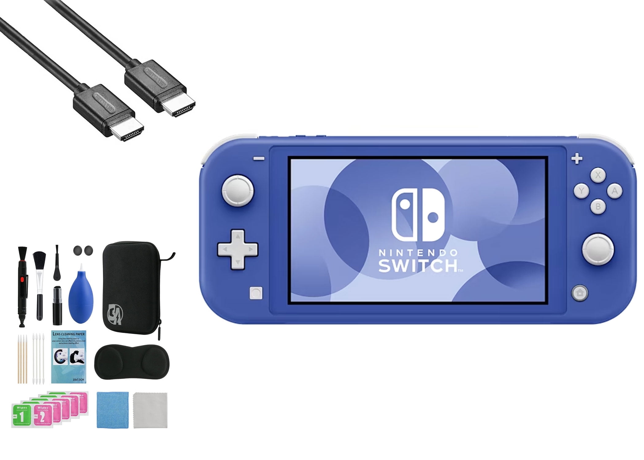 Pre-Owned Nintendo Switch Lite - Blue with BOLT AXTION Cleaning Kit + HDMI Pre-Owned Nintendo Switch Lite - Blue with BOLT AXTION Cleaning Kit + HDMI