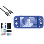 Pre-Owned Nintendo Switch Lite - Blue with BOLT AXTION Cleaning Kit + HDMI