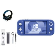 Pre-Owned Nintendo Switch Lite - Blue with BOLT AXTION Cleaning Kit + Headset Bundle ( )