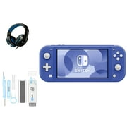 Pre-Owned Nintendo Switch Lite - Blue with BOLT AXTION Cleaning Kit + Headset Bundle ( )