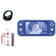 Pre-Owned Nintendo Switch Lite - Blue with BOLT AXTION Cleaning Kit + Headset Bundle ( )