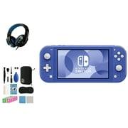 Pre-Owned Nintendo Switch Lite - Blue with BOLT AXTION Cleaning Kit + Headset Bundle