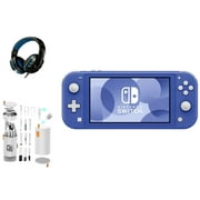 Pre-Owned Nintendo Switch Lite - Blue with BOLT AXTION Cleaning Kit + Headset Bundle