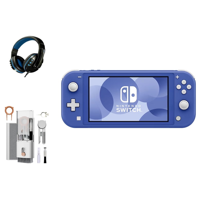 Pre-Owned Nintendo Switch Lite - Blue with BOLT AXTION Cleaning