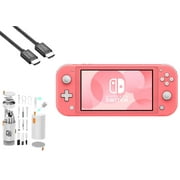 Pre-Owned Nintendo Switch Lite - Coral with BOLT AXTION Cleaning Kit + HDMI