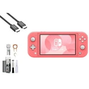 Pre-Owned Nintendo Switch Lite - Coral with BOLT AXTION Cleaning Kit + HDMI ( )
