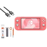 Pre-Owned Nintendo Switch Lite - Coral with BOLT AXTION Cleaning Kit + HDMI