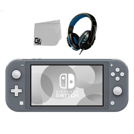 Pre-Owned Nintendo Switch Lite - Gray With Headset Bolt Axtion