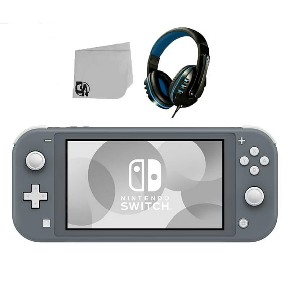 Pre-Owned Nintendo Switch Lite - Gray With Headset Bolt Axtion ( )