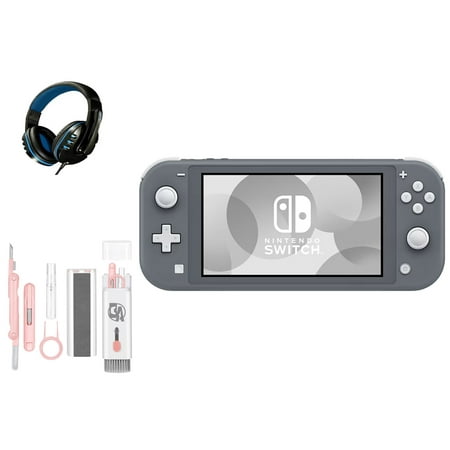 Pre-Owned Nintendo Switch Lite - Gray with BOLT AXTION Cleaning Kit + Headset ( )