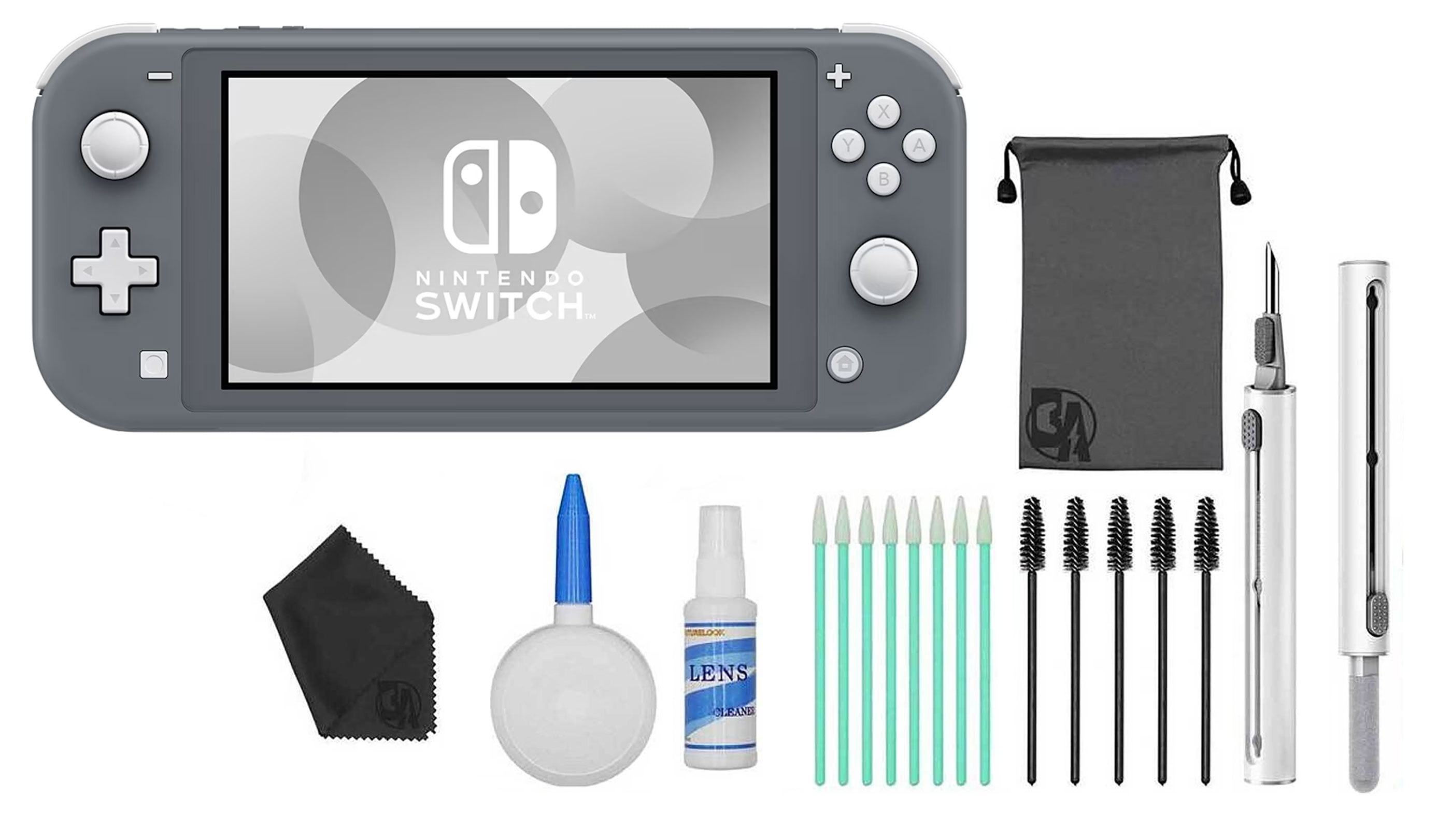 Pre-Owned Nintendo Switch Lite - Gray with BOLT AXTION Cleaning Kit  (Refurbished: Like New) - Walmart.com