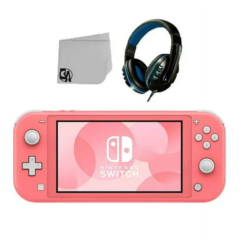 Pre-Owned Nintendo Switch Lite - Pink With Headset Bolt Axtion