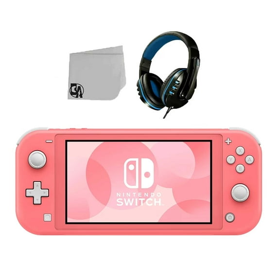 Pre-Owned Nintendo Switch Lite - Pink With Headset Bolt Axtion ( )