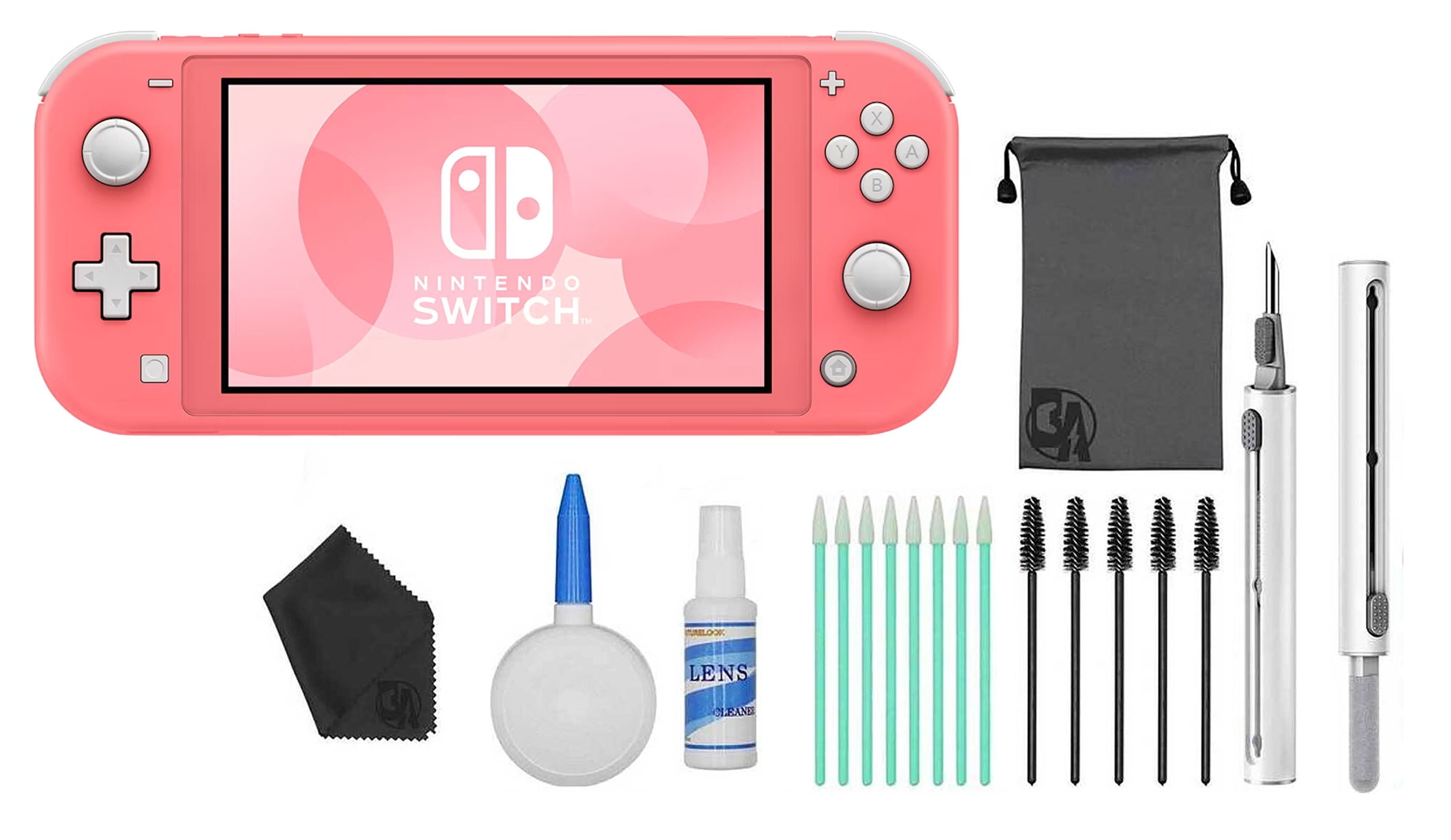 Pre-Owned Nintendo Switch Lite - Pink with BOLT AXTION Cleaning