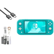 Pre-Owned Nintendo Switch Lite - Turquoise with BOLT AXTION Cleaning Kit + HDMI Bundle ( )