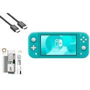 Pre-Owned Nintendo Switch Lite - Turquoise with BOLT AXTION Cleaning Kit + HDMI