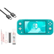Pre-Owned Nintendo Switch Lite - Turquoise with BOLT AXTION Cleaning Kit + HDMI