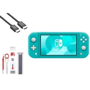 Pre-Owned Nintendo Switch Lite - Turquoise with BOLT AXTION Cleaning Kit + HDMI ( )
