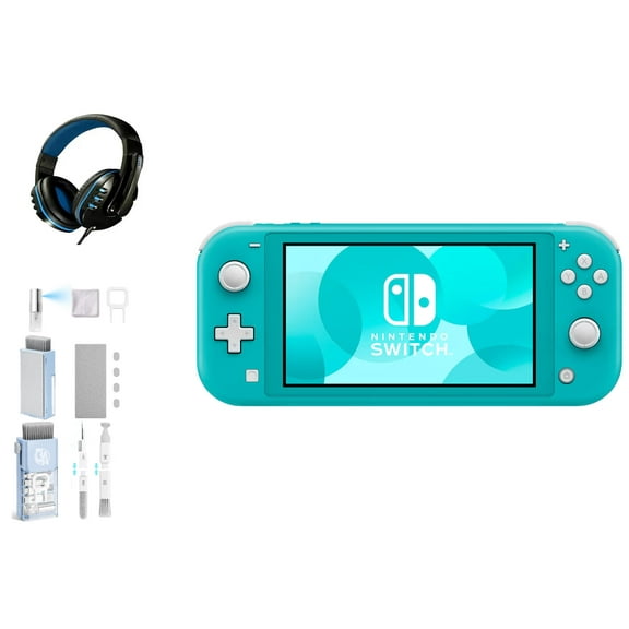 Pre-Owned Nintendo Switch Lite - Turquoise with BOLT AXTION Cleaning Kit + Headset ( )