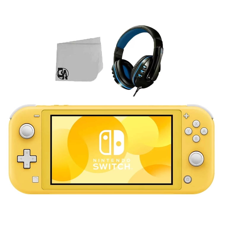 Pre-Owned Nintendo Switch Lite - Yellow With Headset Bolt Axtion